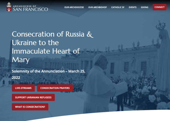 TODAY: Consecration to Russia with Pope Francis and all the bishops throughout the world - How to Join In!