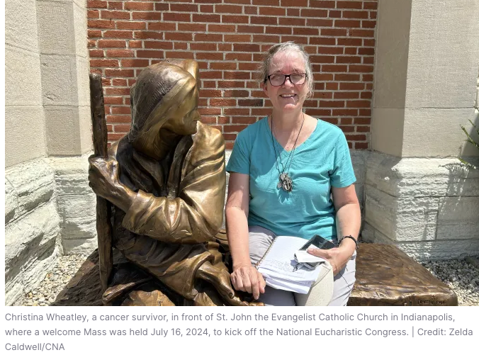 From cancer to healing: A pilgrim’s journey to the National Eucharistic Congress