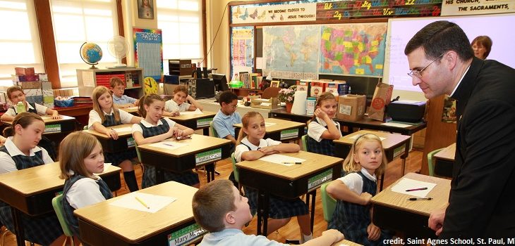Catholic school enrollment sees sharpest drop in nearly 50 years says NCEA report, but maybe not all Catholic schools...