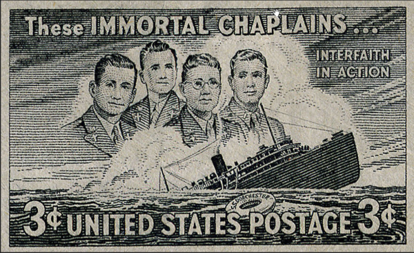 Four Chaplains U.S. postage stamp
