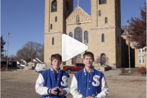 Catholic Teens will Long Remember Pastor Fr. Jarett Konrade’s Creative Fundraiser: A 79-Foot Basketball Shot… WHAT?!!!