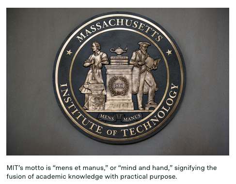 MIT seal and motto