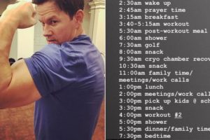 WAKE UP and GO: Actor Mark Wahlberg reveals radical daily schedule