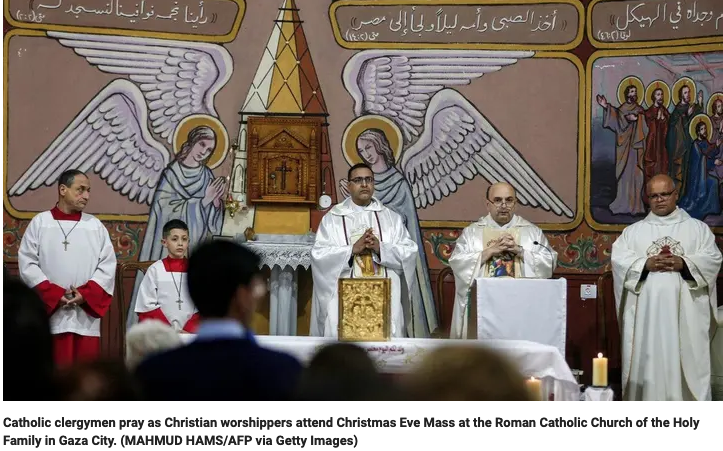Pope Francis contacts only Catholic church in Gaza
