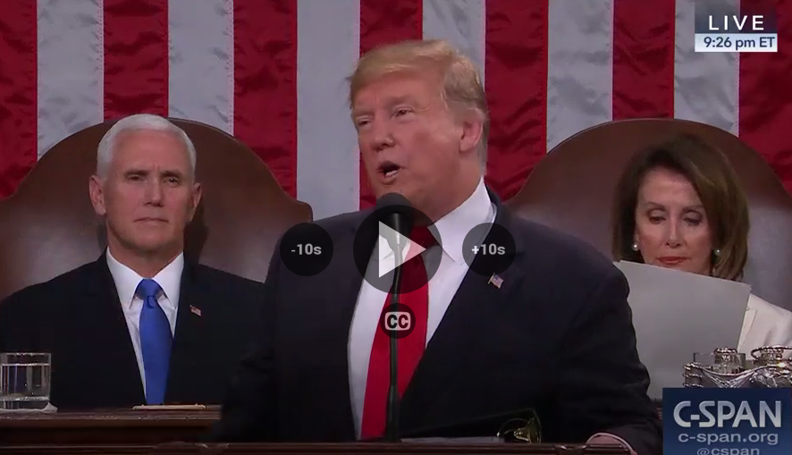 State of the Union Address 2019 - No Commentary, just the video