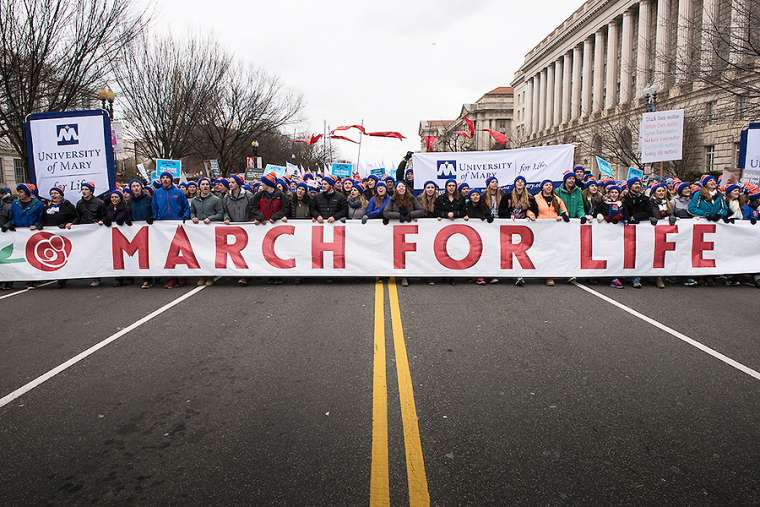 MARCH FOR LIFE 2018: Catholic Colleges Converge on D.C. for Annual Pro-life Event
