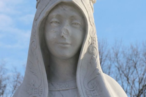 Senseless Attack on Our Lady of Fatima statue at National Basilica Dec 5, 2021