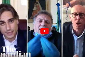 In Italy: Mayors take to social media and even drones to stop spread of coronavirus – See short video