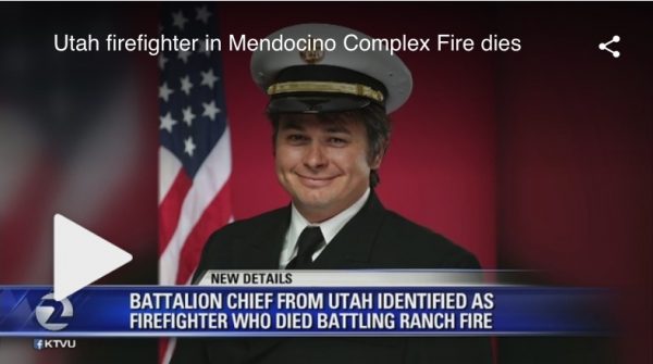 Largest fire in CA history claims another life: Fire Battalion Chief Matthew Burchett